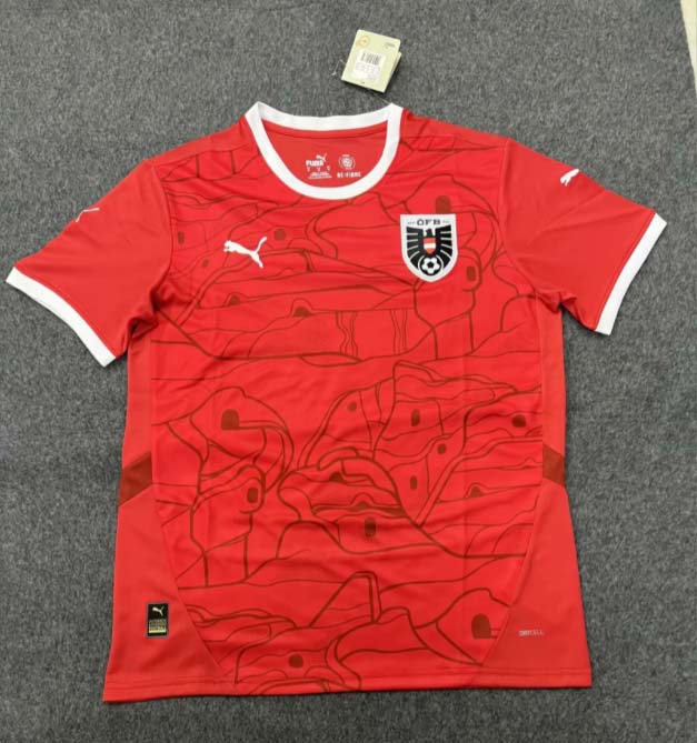 2024 Austria National Team Home Football Shirt-mysite Custom Football Kit- Nextkits