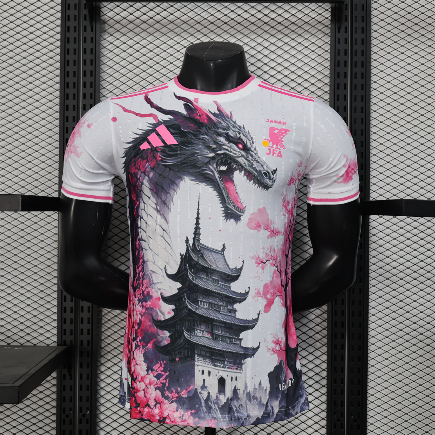 UltraTrikot-Japan 25-26 Black Dragon & Tower White Special Edition Jersey - Player Version
