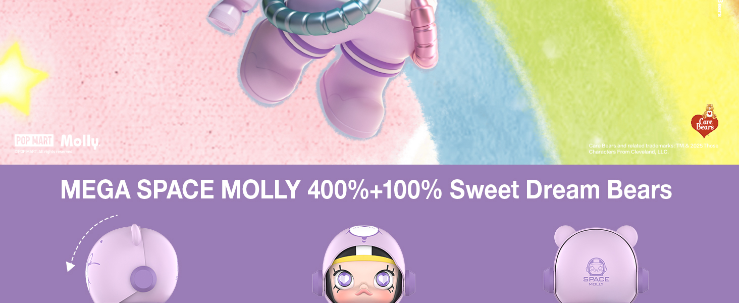 MEGA Space Molly 400%+100% Sweet Dream Bear