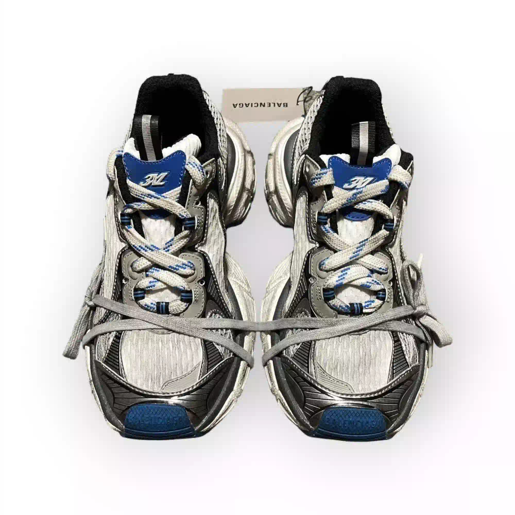 Balenciaga 3XL Sneaker in Grey White Blue、mysite、Cacoeks