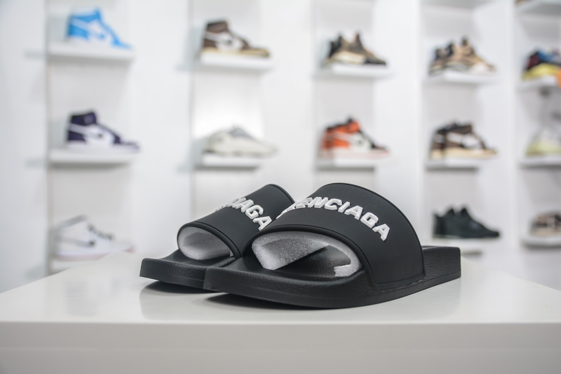 Balenciaga Pool Side Sandal Black、mysite、Cacoeks