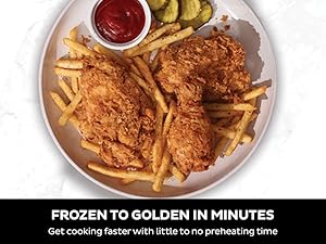 frozen to golden in minutes