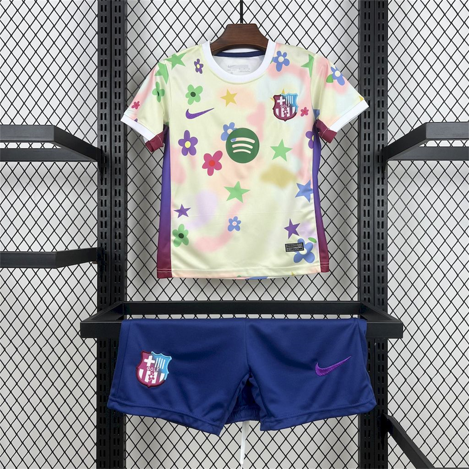 UltraTrikot-Barcelona 25-26 Stars And Flowers Pink Special Kids Kit