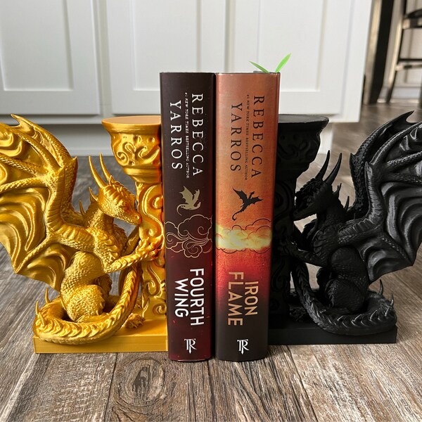 Whimsical Dragon Bookends: A Must-Have for Fantasy Lovers