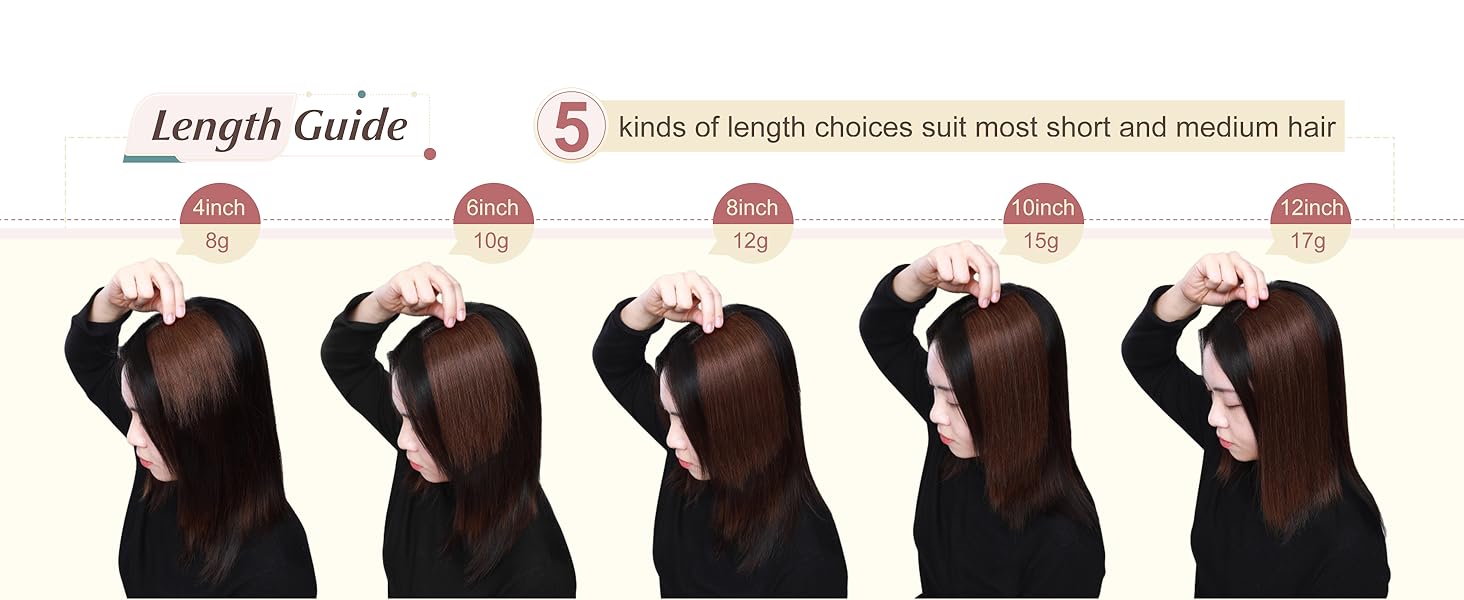 short clip in hair extensions