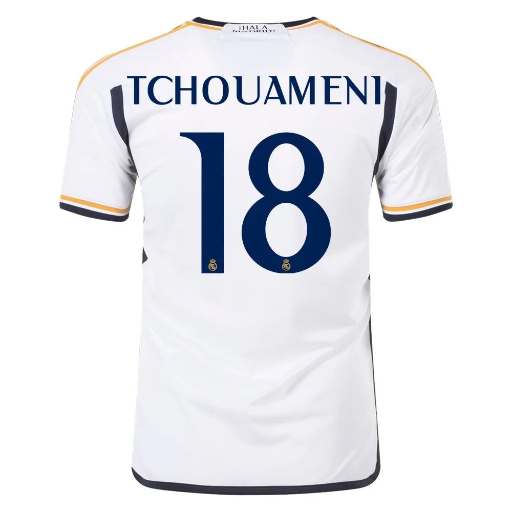 23/24 Real Madrid #18 Aurelien Tchouameni Home Jersey-mysite Custom Football Kit- Nextkits