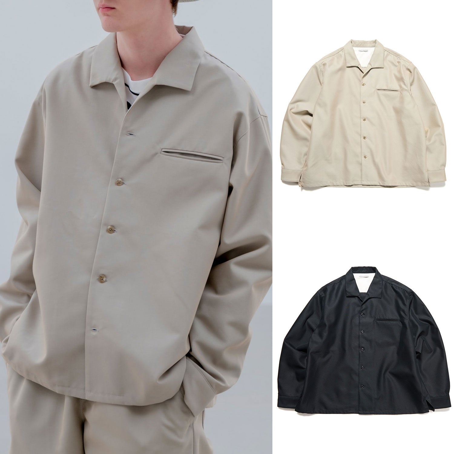 uniform experiment 25S/S ITALIAN COLLAR SHIRT  UE-250026 