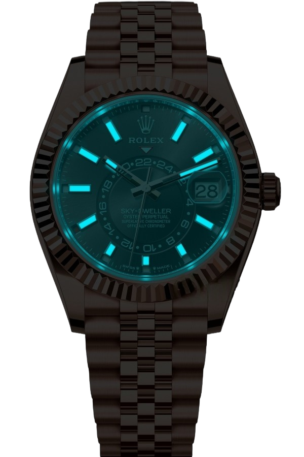 Rolex Sky-Dweller m336935-0008 Super Clone – 42mm Everose Gold Swiss Replica