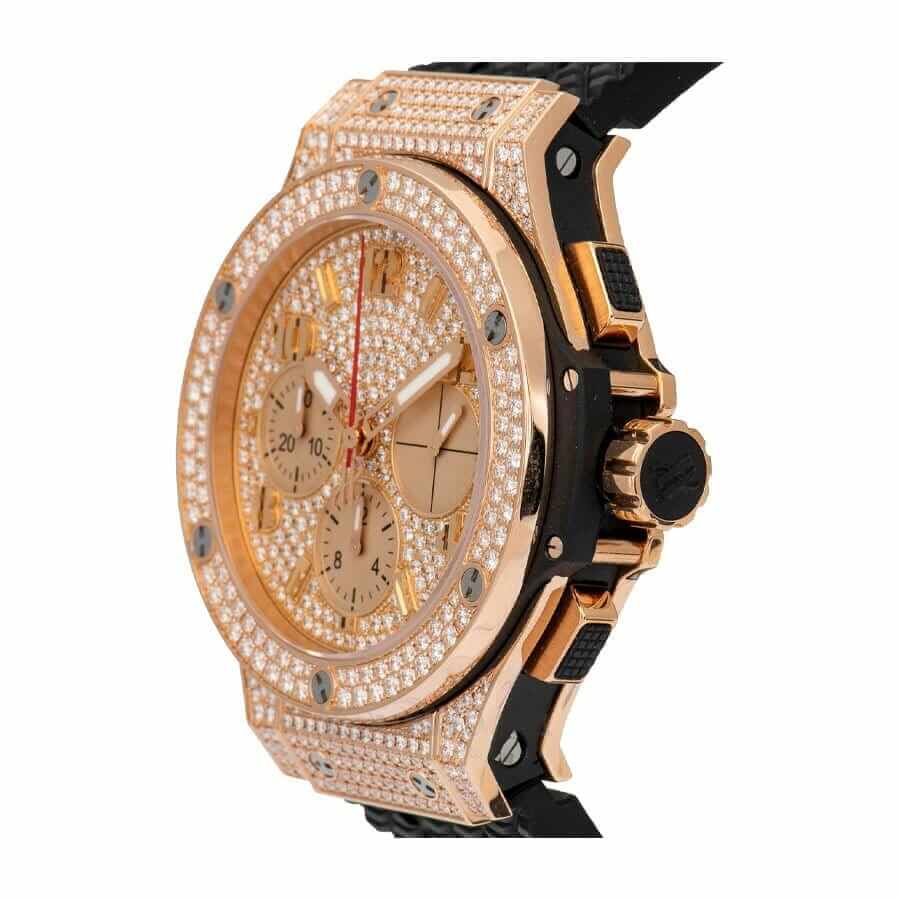 hublot classic fusion best edition chronograph with diamond rose gold