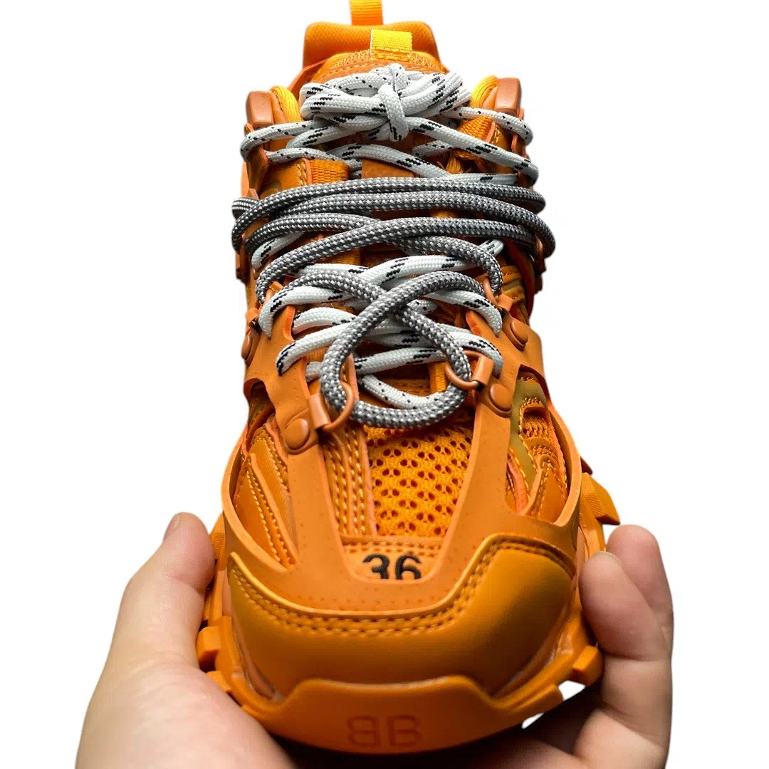 Balenciaga Track Trail Laces Sneaker in Orange Grey、mysite、Cacoeks