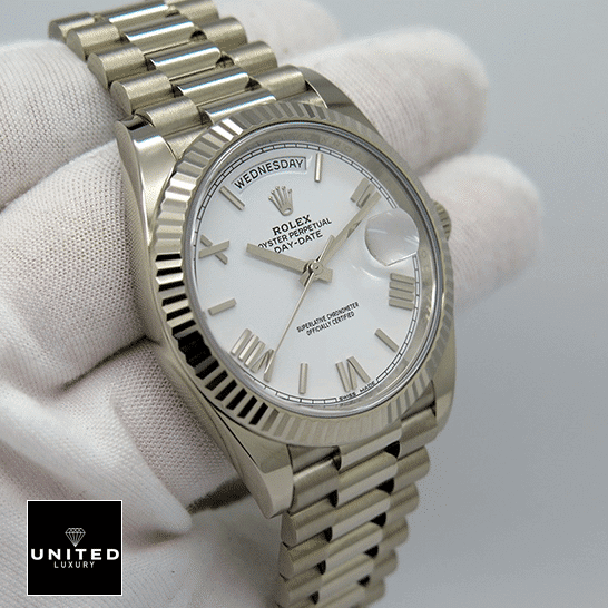 Rolex Day-Date 228239 Stainless Steel Jubilee Bracelet