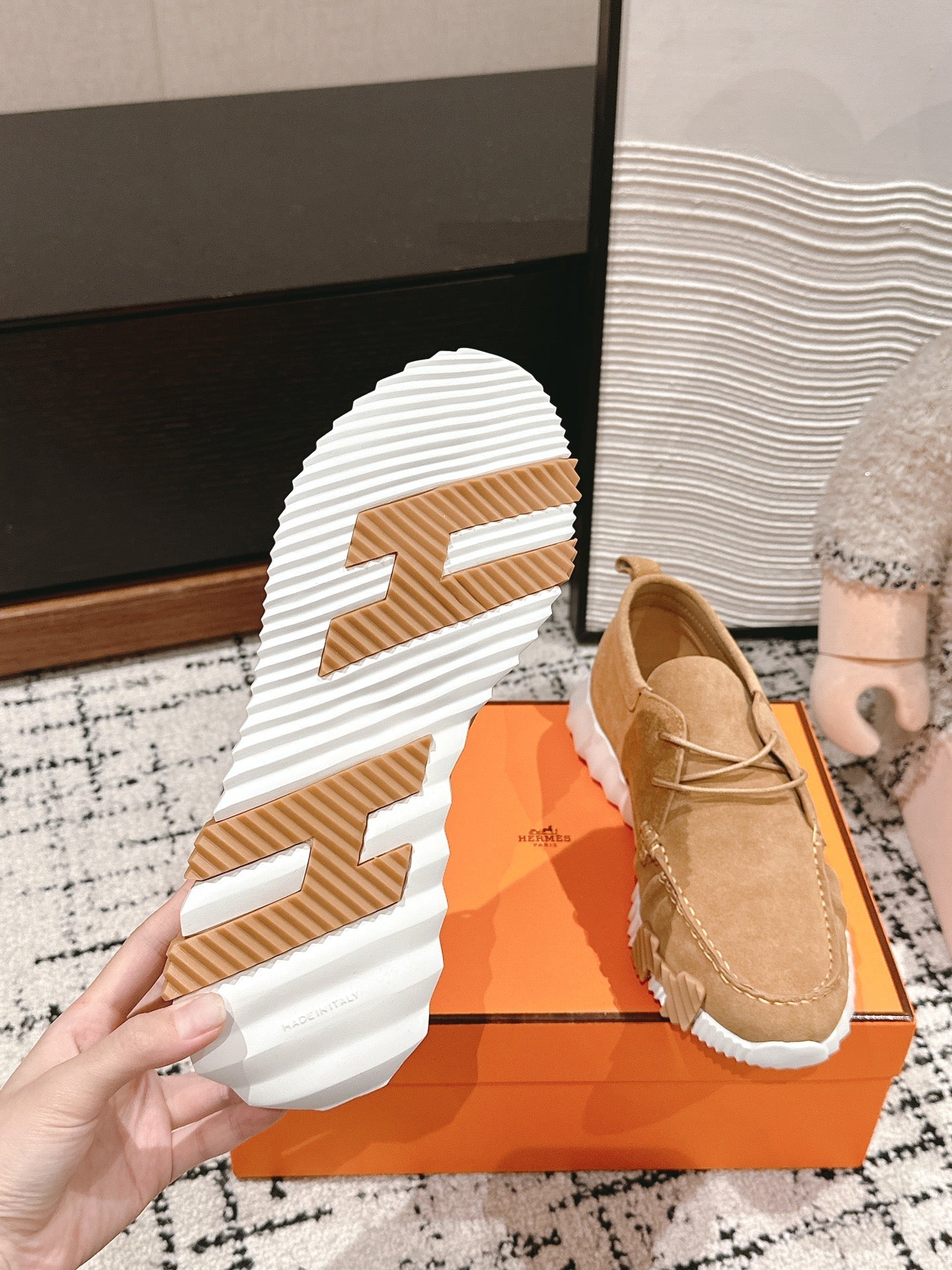 INCREASE SNEAKER IN PEANUT BROWN SUEDE、mysite、Cacoeks