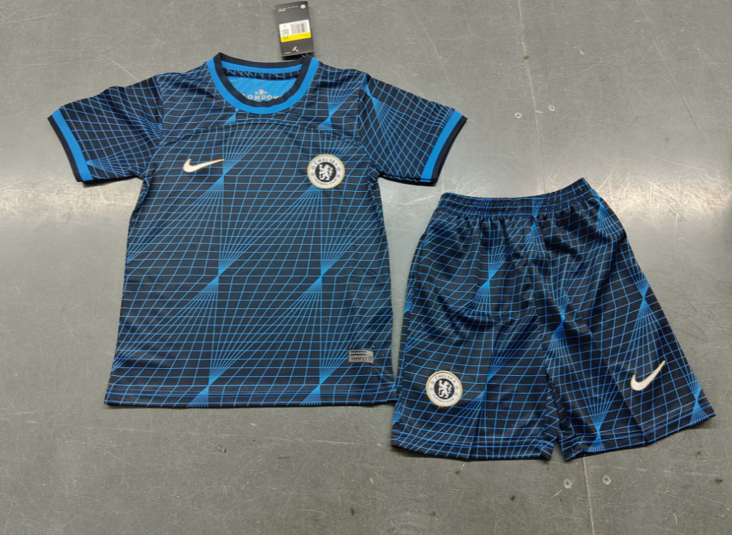 23/24 Chelsea Away Football Shirt Kids Size Suit-mysite Custom Football Kit- Nextkits