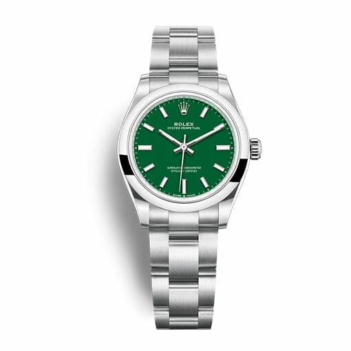 Rolex Oyster Perpetual 277200 Green Dial Replica-fasswatch