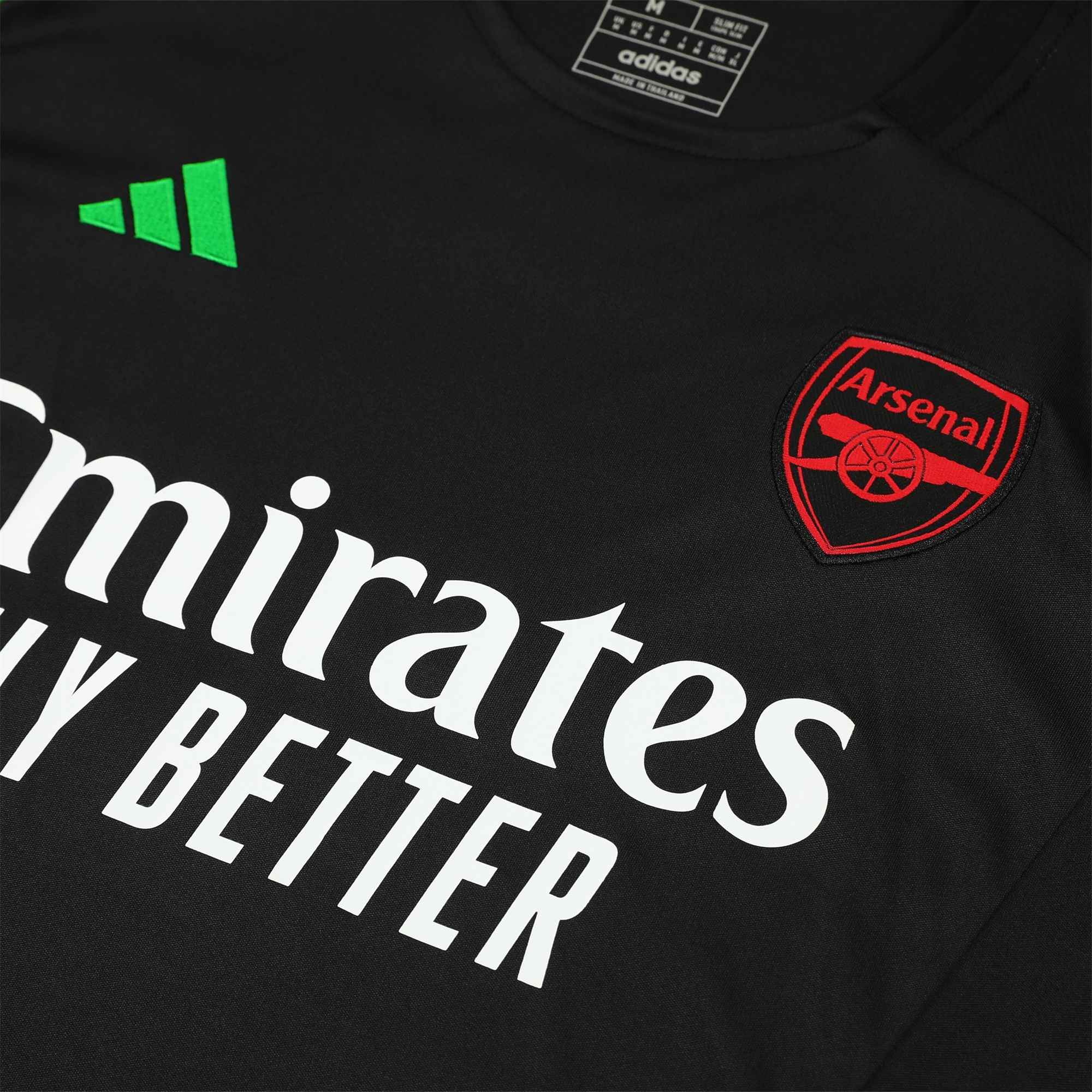 ManixJersey.com | Arsenal 24-25 Short-Sleeve Training Set - Black -Customize Name, Number and Patch | Worldwide Shipping