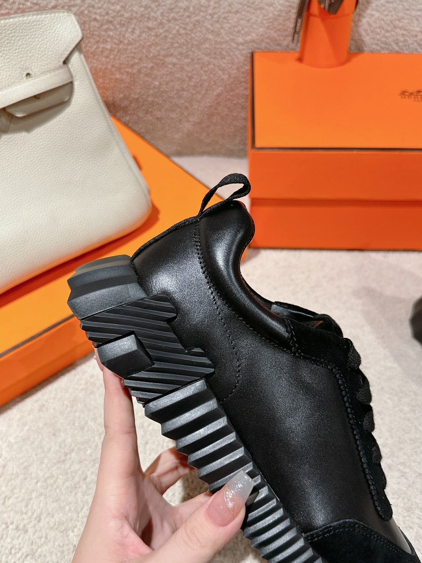 MAINLAND SNEAKER IN FULL BLACK SUEDE AND CALFSKIN、mysite、Cacoeks