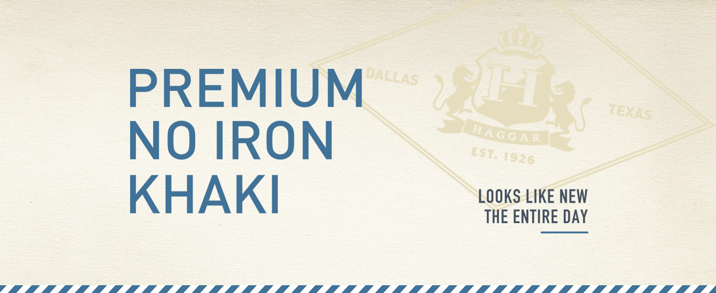 Premium No Iron Khaki