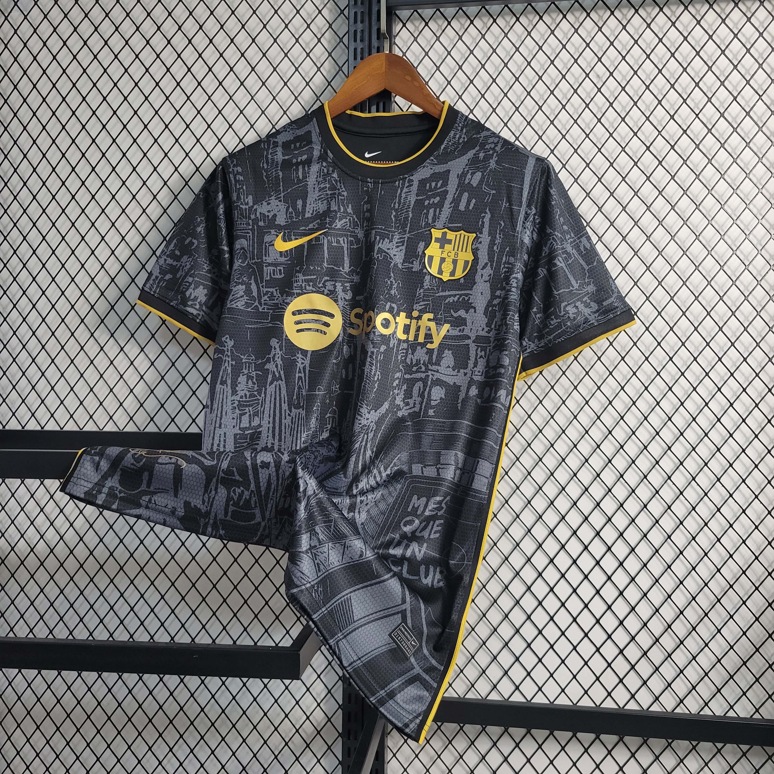 2023/2024 Barcelona Special Edition Black Football Shirt 1:1 Thai Quality:football jersey mysite: unitedjerseyfootball 邓江浪:football