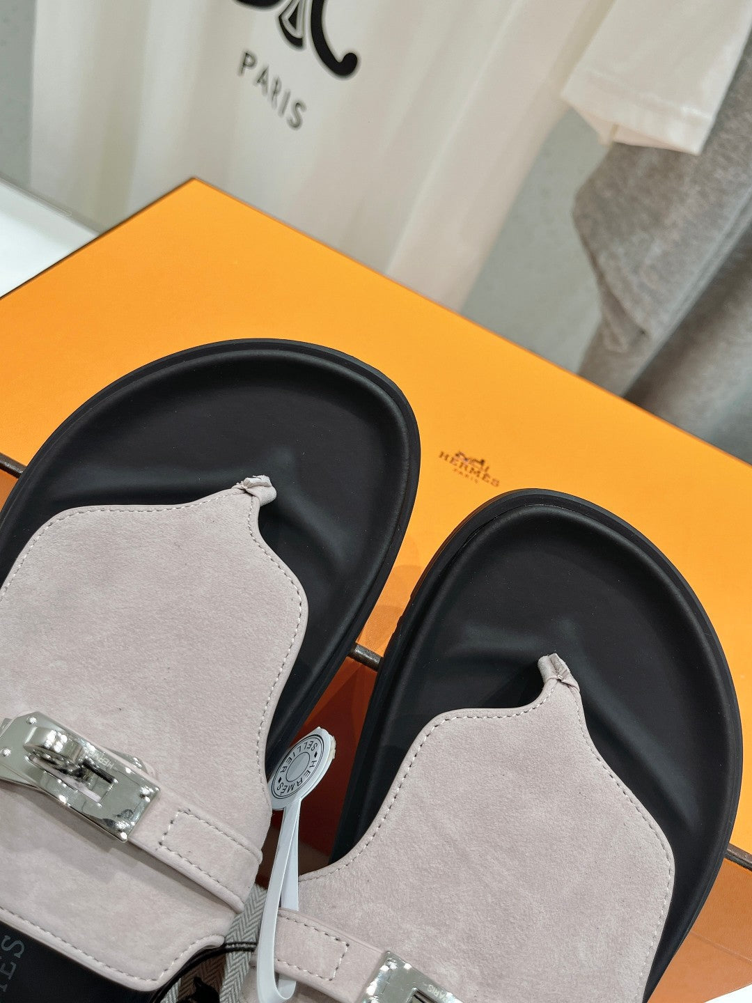 EMPIRE SANDAL BLACK MIX LIGHT GRAY SUEDE、mysite、Cacoeks