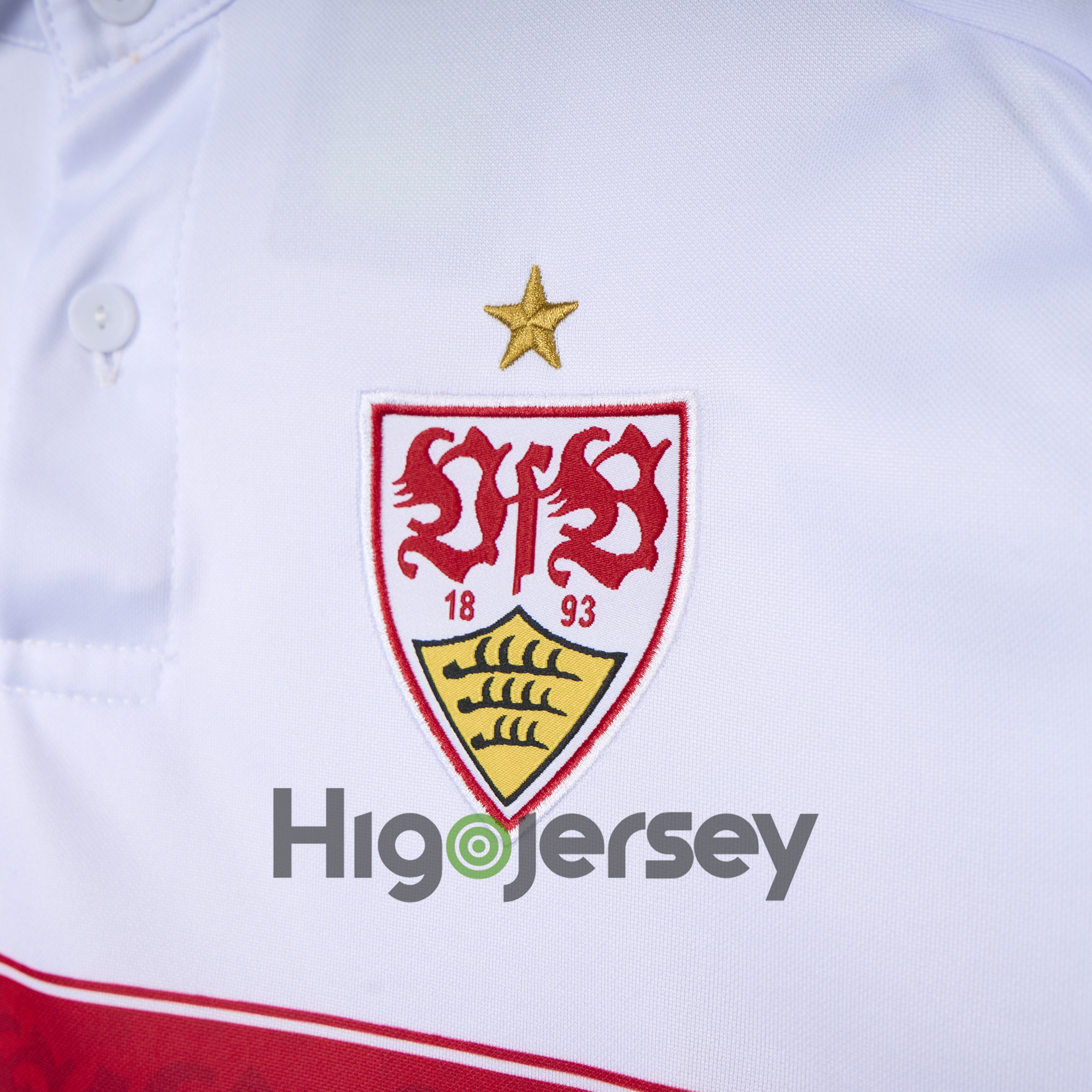 Higojerseys-VfB Stuttgart 24-25 European Home Jersey - Fans Version
