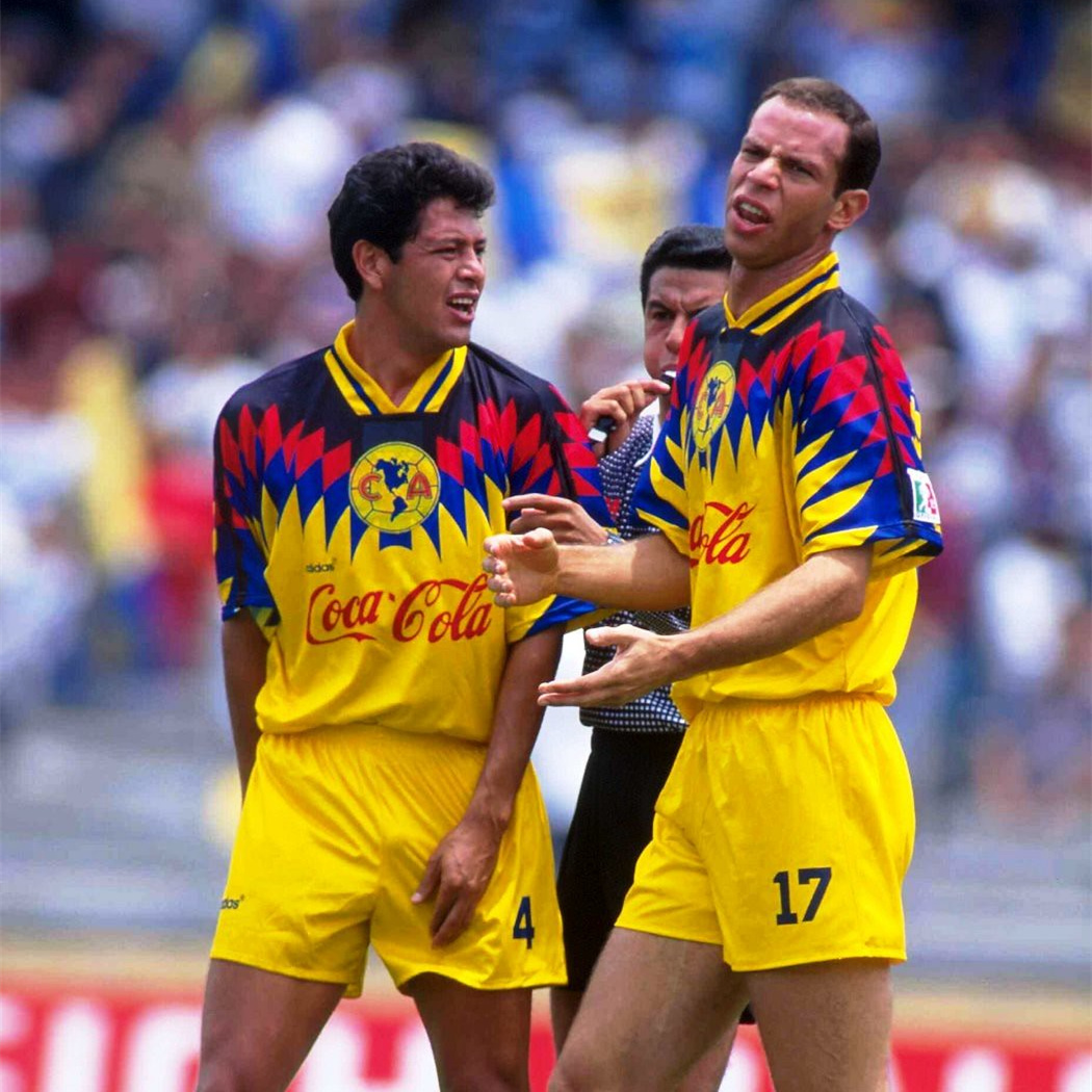ManixJersey.com | Retro Club América 1995-96 Home Stadium Jersey -Customize Name, Number and Patch | Worldwide Shipping