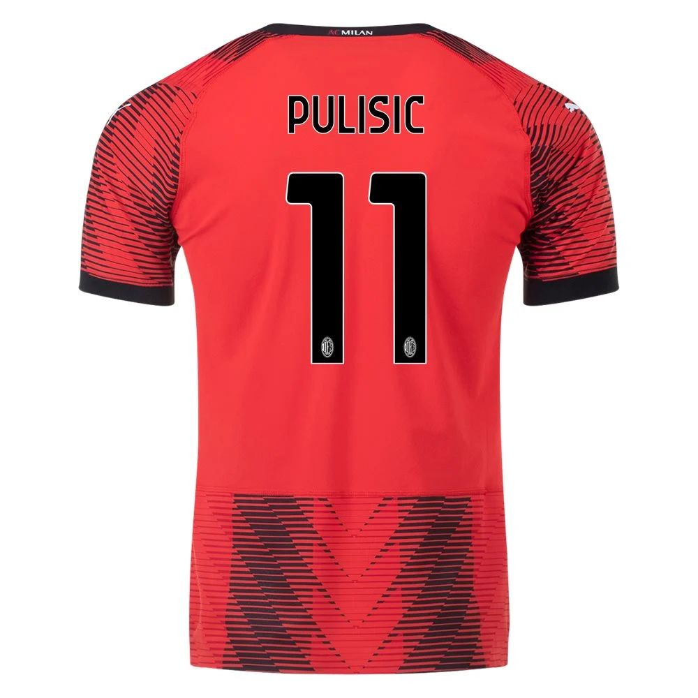 23/24 AC Milan #11 Christian Pulisic Home Jersey-mysite Custom Football Kit- Nextkits