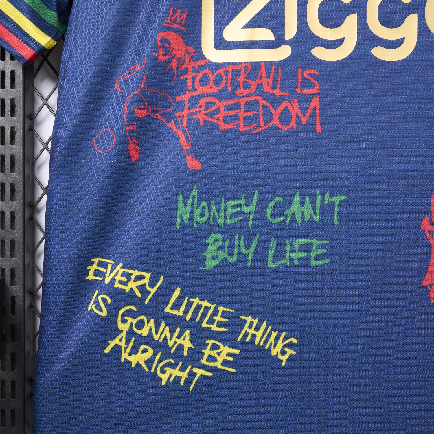 foot-Ajax x B-O-B Marly 2025-26 40th Blue Special Edition Jersey - Fans Version