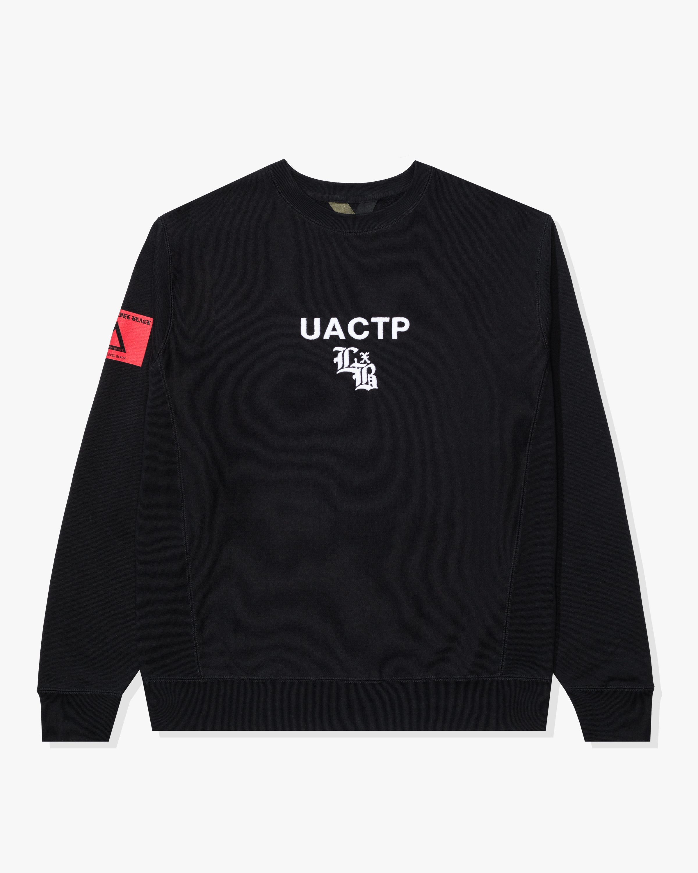 UACTP X LEVELXBLACK CREWNECK SWEATSHIRT - BLACK
