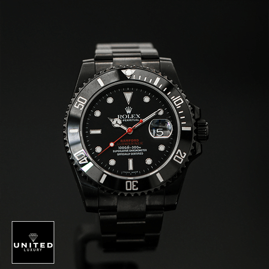 Blaken Submariner Replica 4 Rolex Blaken Submariner Bamford Replica black backgraund