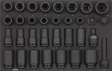 Impact socket set 3/4'', SFS 33-pcs redirect to product page