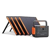 Jackery Solar Generator 1000 PRO 800W, 1002Wh Portable Power Station with 4x200W Solar Panels, Ul...