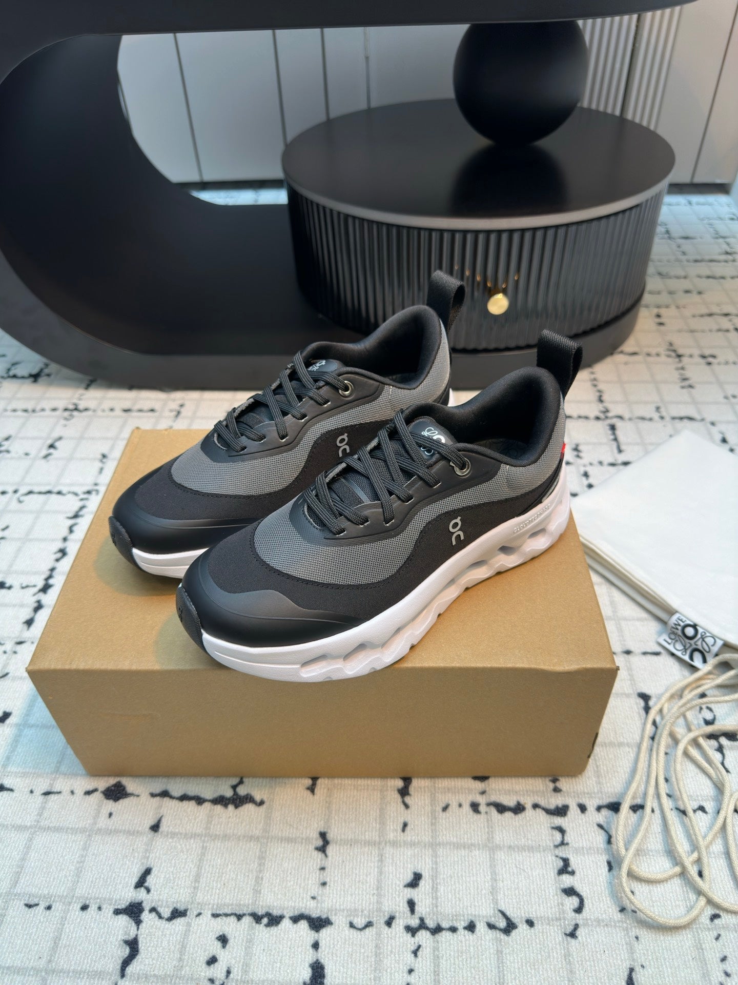 LW CLOUDTILT 2.0 SNEAKER BLACK POLYESTER、mysite、Cacoeks