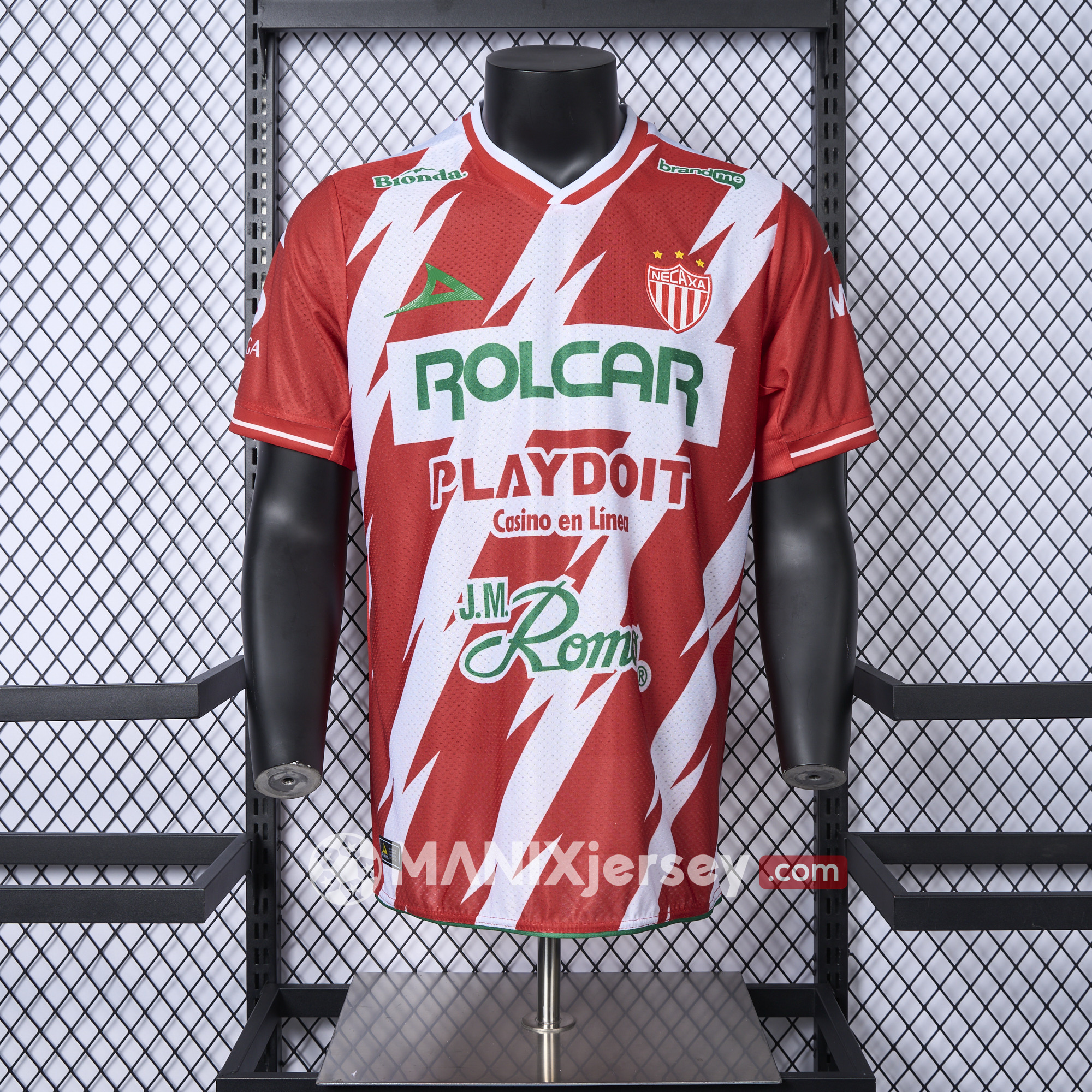 ManixJersey.com | Club Necaxa 24-25 Home Jersey - Player Version -Customize Name, Number and Patch | Worldwide Shipping