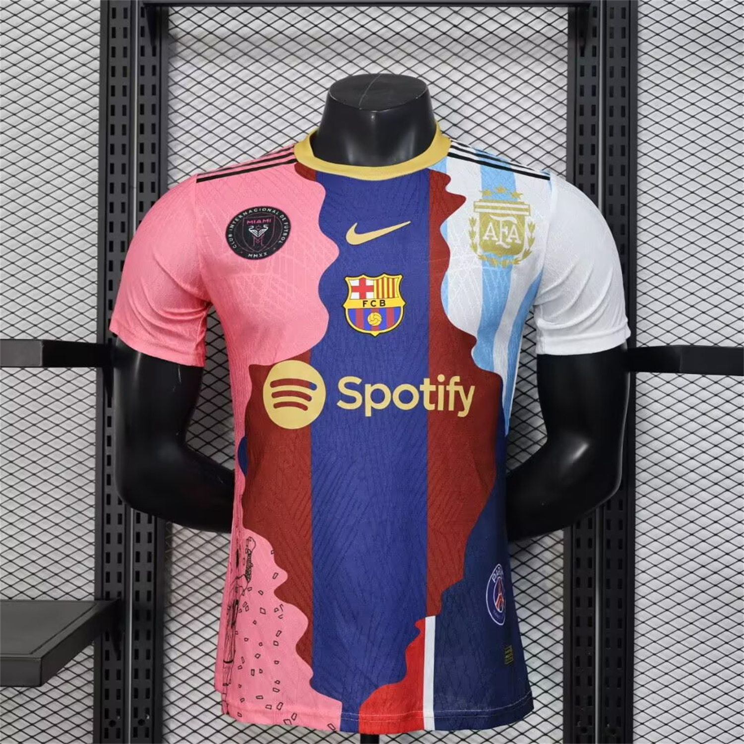 UltraTrikot-Messi Career Commemorative Jersey - Player Version - INT M.A.M Argentina Barcelona Paris Saint-Germain PSG