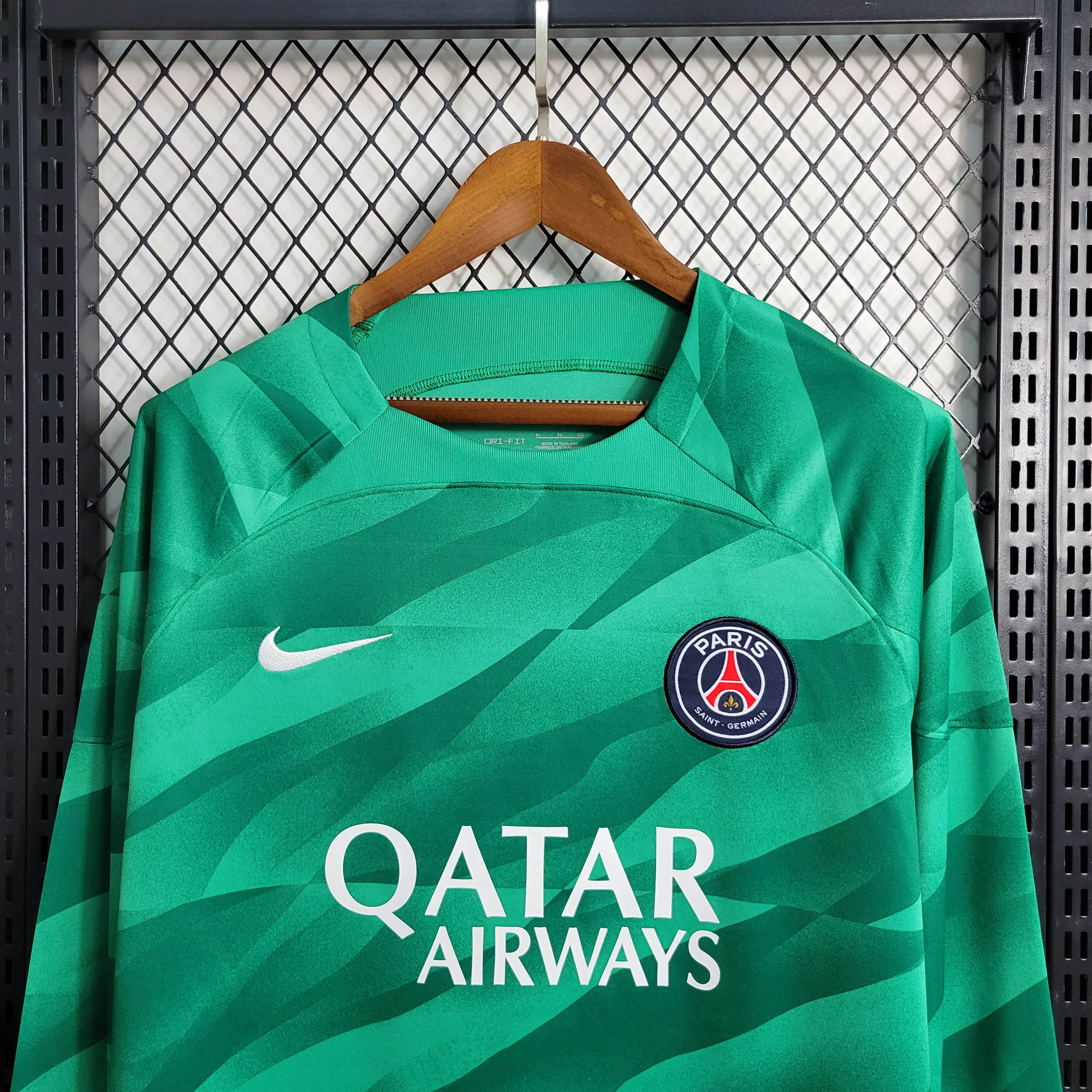 2023/2024 Long Sleeve Psg Paris Saint-Germain Goalkeeper Green Football Shirt:football jersey mysite: unitedjerseyfootball 邓江浪:football