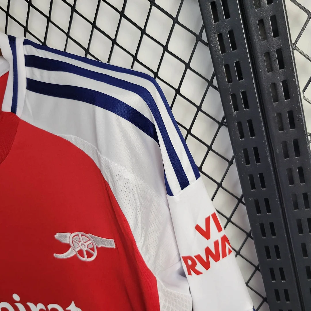 2024/2025 Long Sleeve Arsenal Home Football Shirt 1:1 Thai Quality:football jersey mysite: unitedjerseyfootball 邓江浪:football