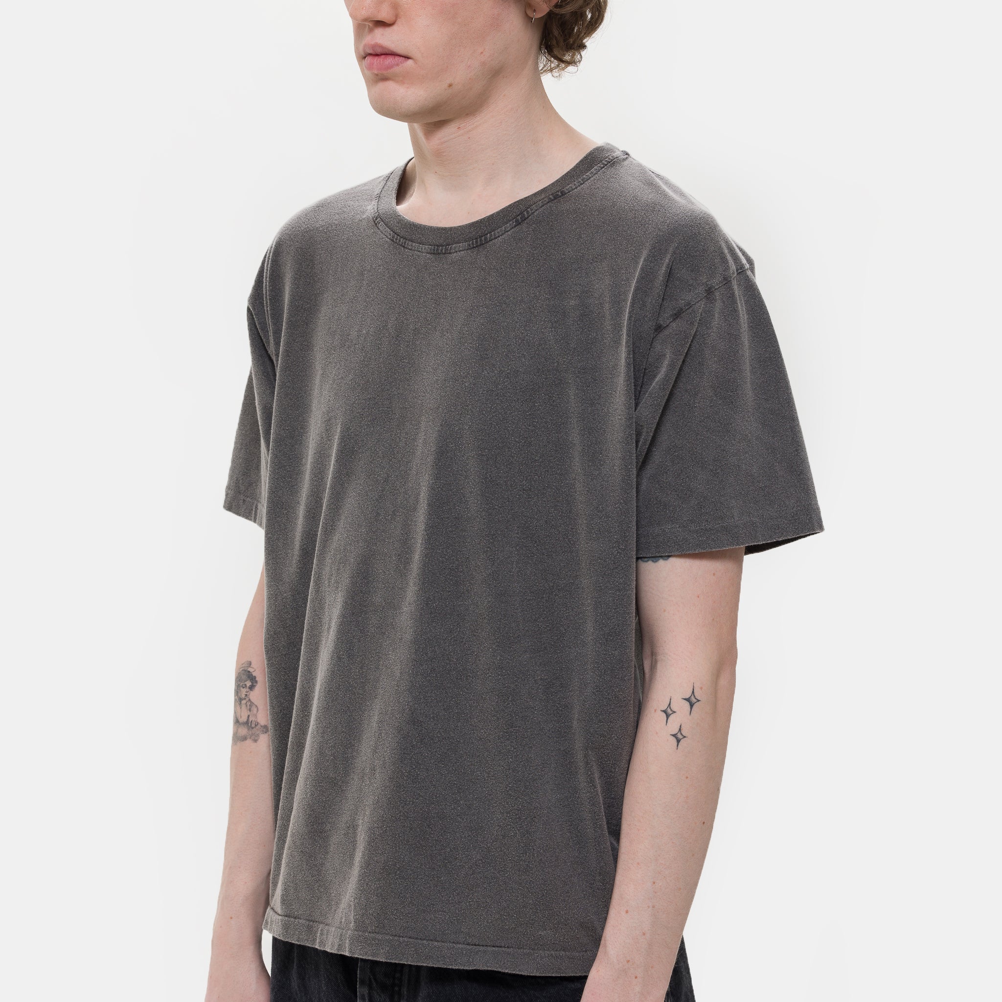 New T-Shirt in Washed Graphite