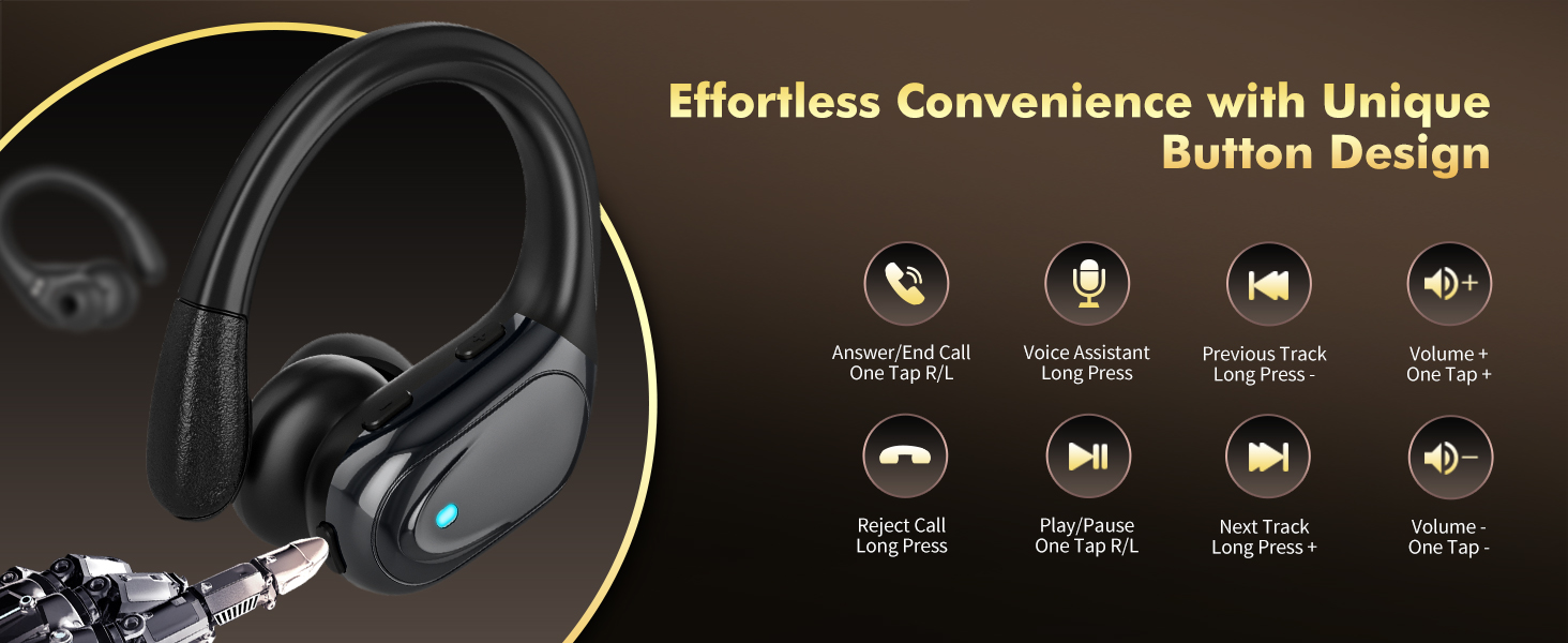 ear buds with unique button design
