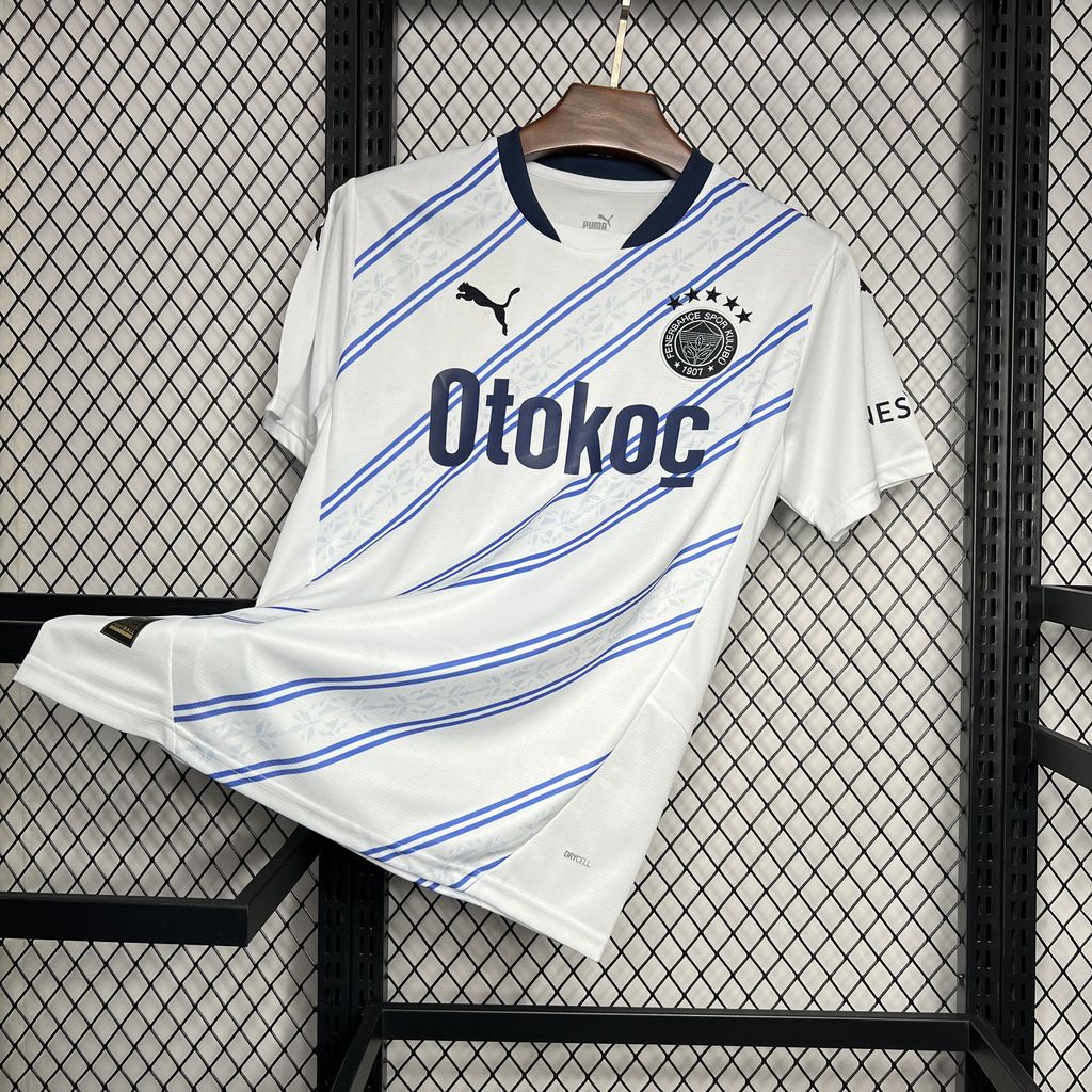 ManixJersey.com | Fenerbahce 24-25 Away Jersey - Fans Version -Customize Name, Number and Patch | Worldwide Shipping