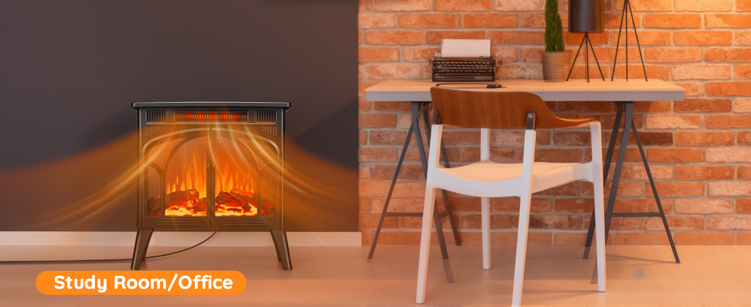 Rintuf Electric Fireplace Heater