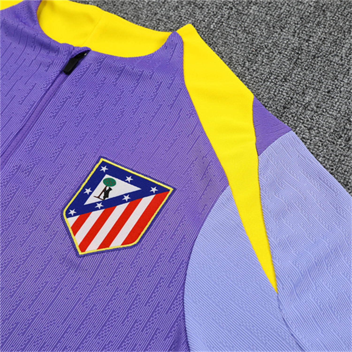 UltraTrikot-Atletico Madrid 25-26 Kid Long Sleeves Training Set - Purple Top & Purple Pants