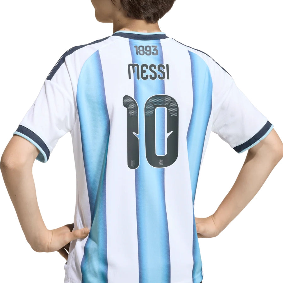 Kids Kit Argentina Home Messi 10 Fan Jersey Shirt 2026 World Cup-mysite Custom Football Kit- Nextkits