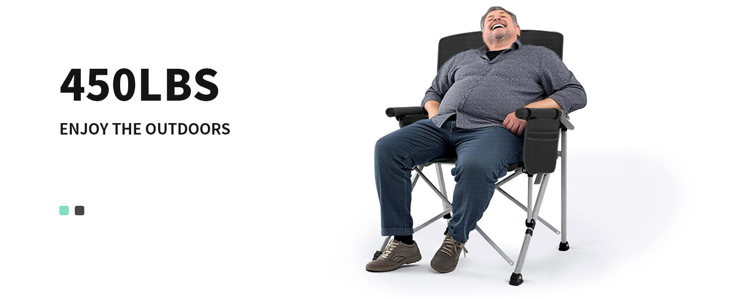 Oversized Camping Chair for Adults Heavy Duty