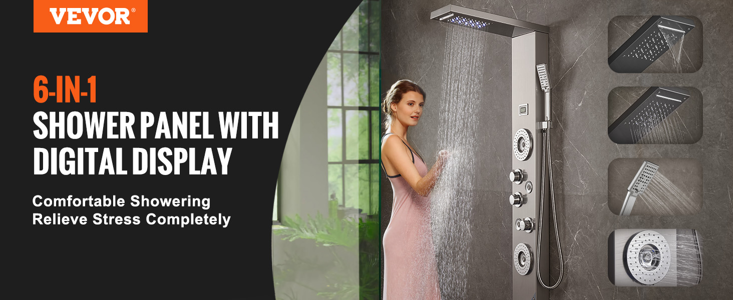 shower panel tower