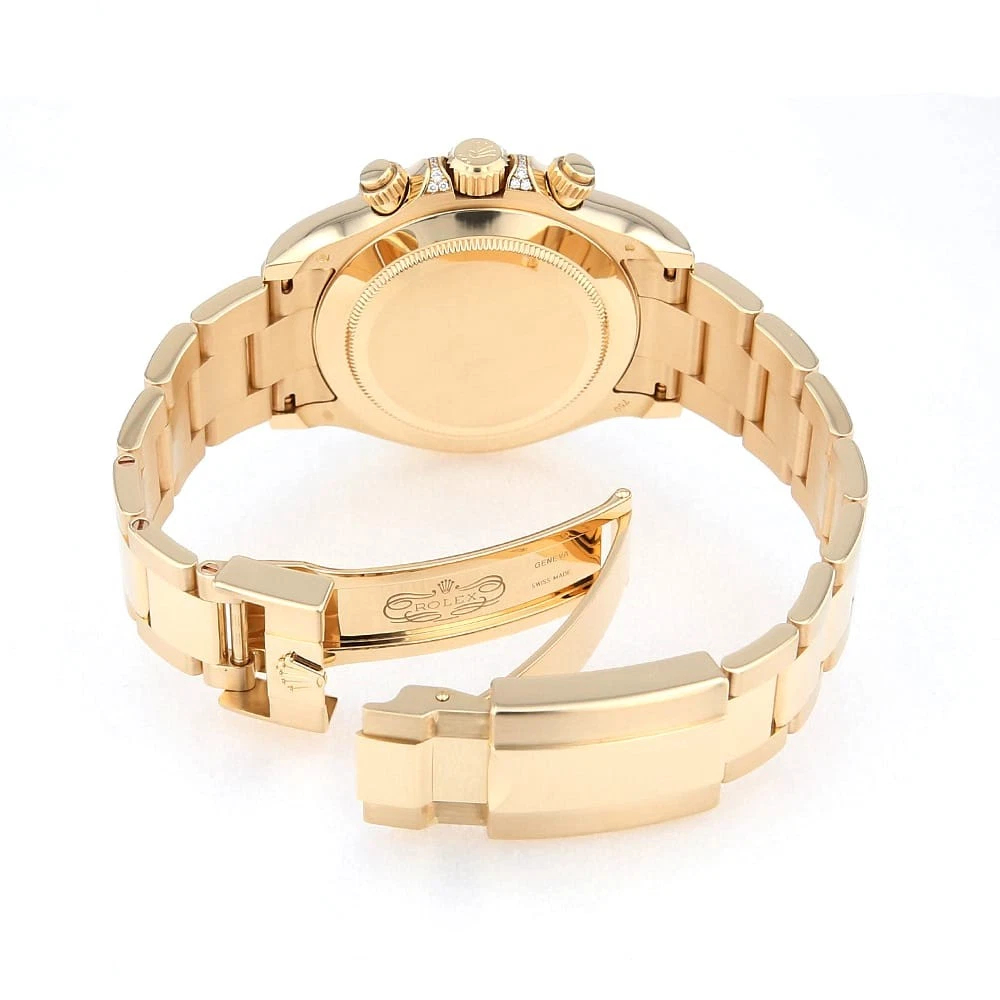 Rolex Daytona Rainbow 40mm Yellow Gold Super Clone Swiss Replica Watch Ref. 116598 RBOW