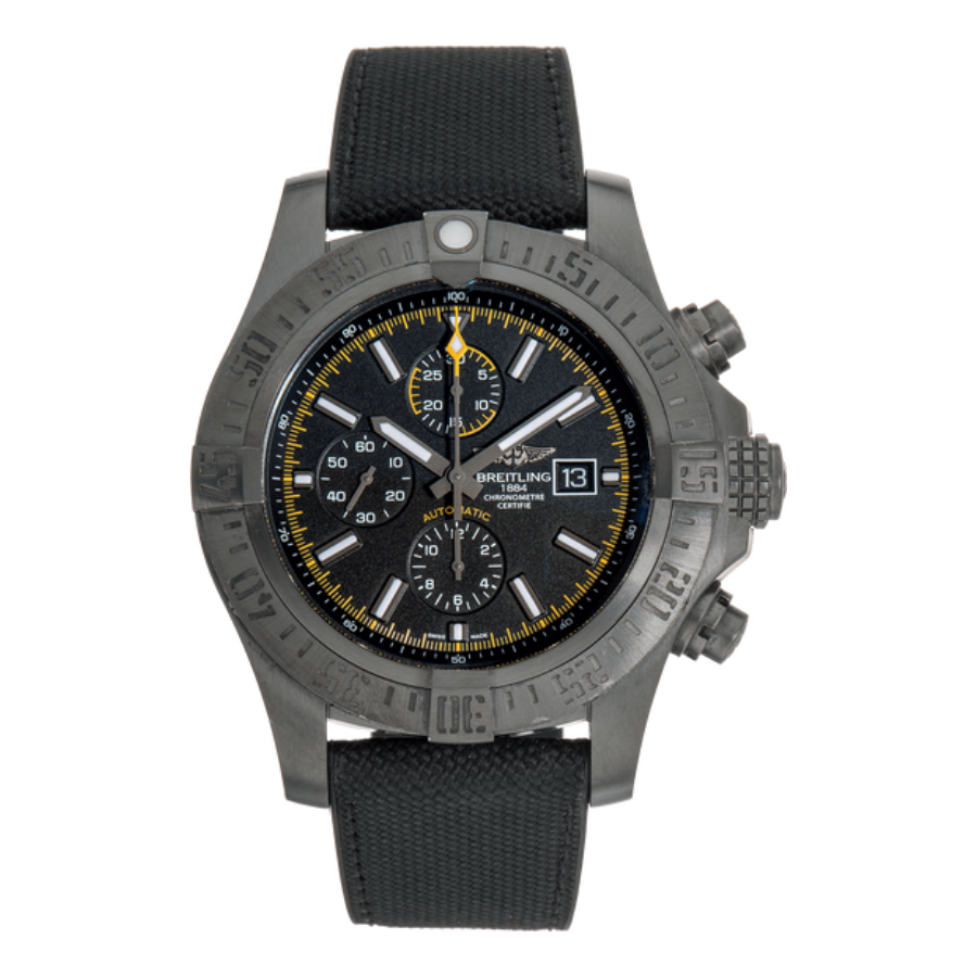 Breitling Super Avenger II Black Steel M133711A BF30 Replica