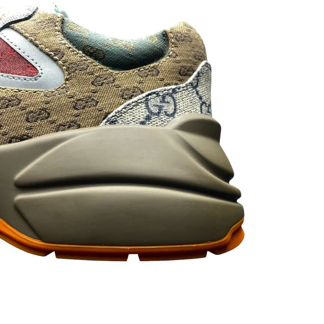 Gucci GG Rhyton Sneaker Beige Brown、mysite、Cacoeks
