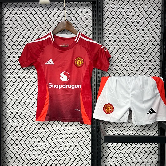 2024/2025 Manchester United Home Football Shirt 1:1 Thai Quality Kids Size:football jersey mysite: unitedjerseyfootball 邓江浪:football