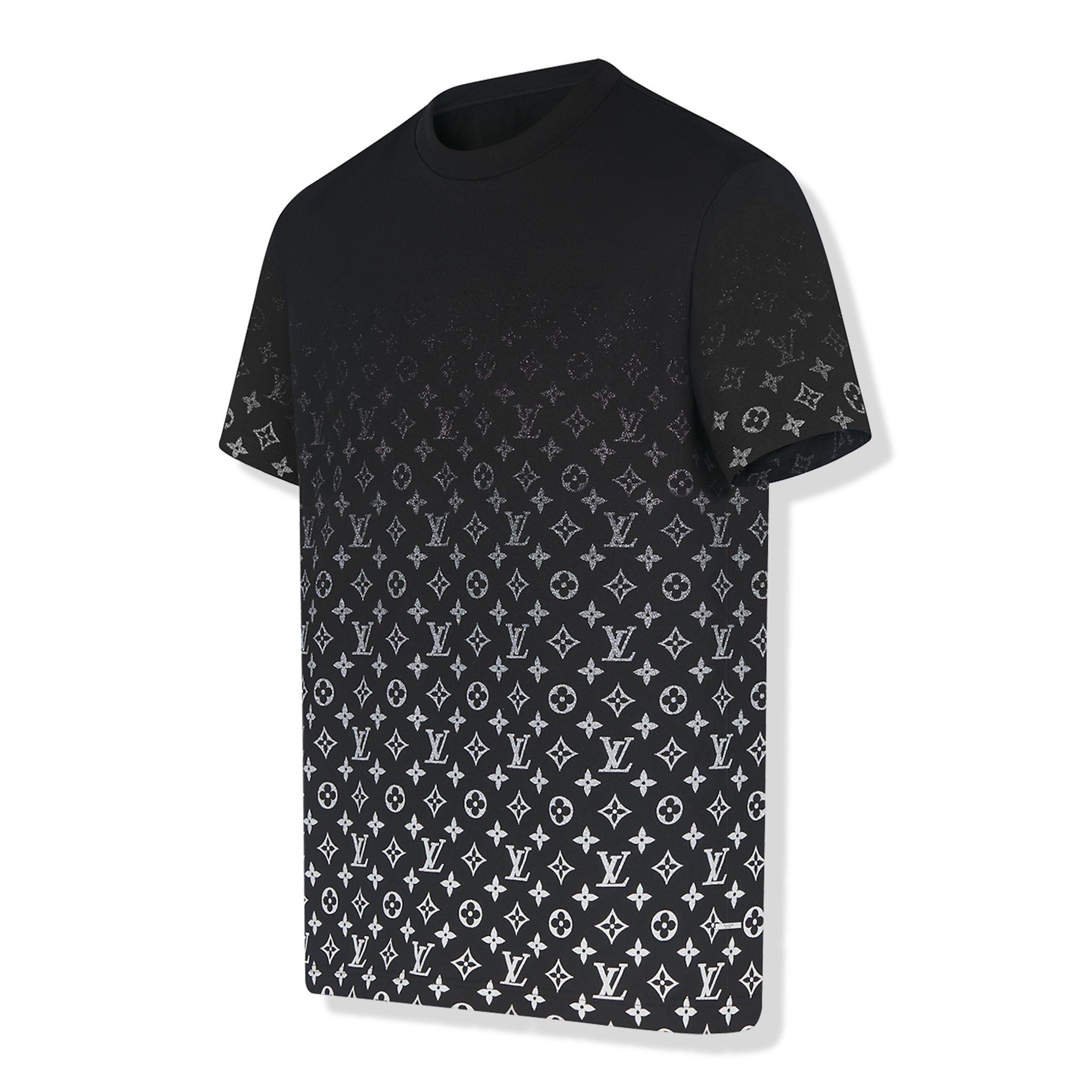 Louis Vuitton LV Monogram Gradient Black White T Shirt、mysite、Cacoeks