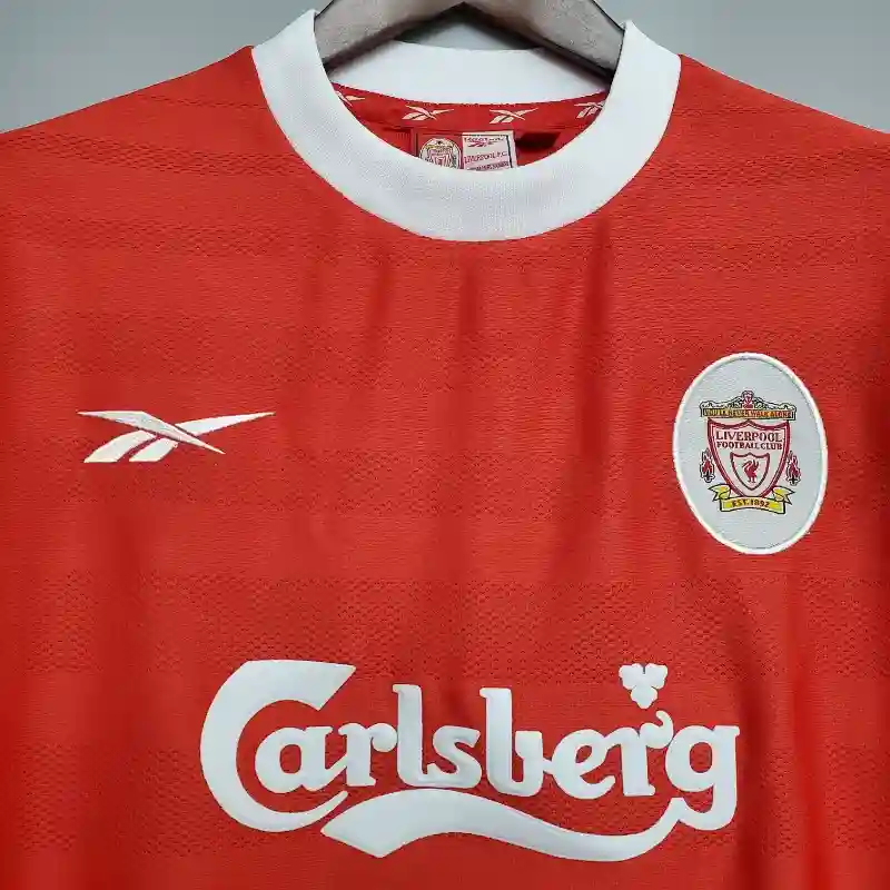 JerseysGala.com | Retro Liver.pool 1998-00 Home Stadium Jersey -Customize Name, Number and Patch | Worldwide Shipping